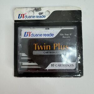 Vintage Duane Reade 10 Twin Plus Cartridges Trac II Razor Compatible